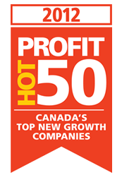 2012 - Profit Hot 50, Canada's Top New Growth Companies with CS-1 Transportation.